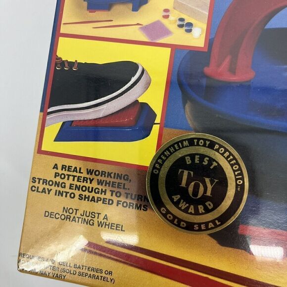 Deluxe Pottery Wheel High Power Motorized Real Foot Pedal Vintage Sealed - Picture 3 of 7